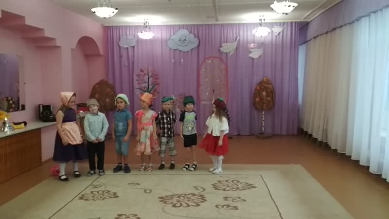 Инсценироа песни "овощи"