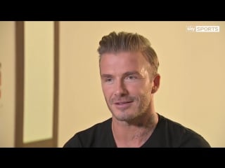 David beckham extended interview behind the scenes