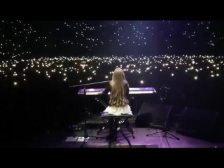 Спела на концерте у басты в мегаспорте настя кормишина a song for you(22 04 2018)