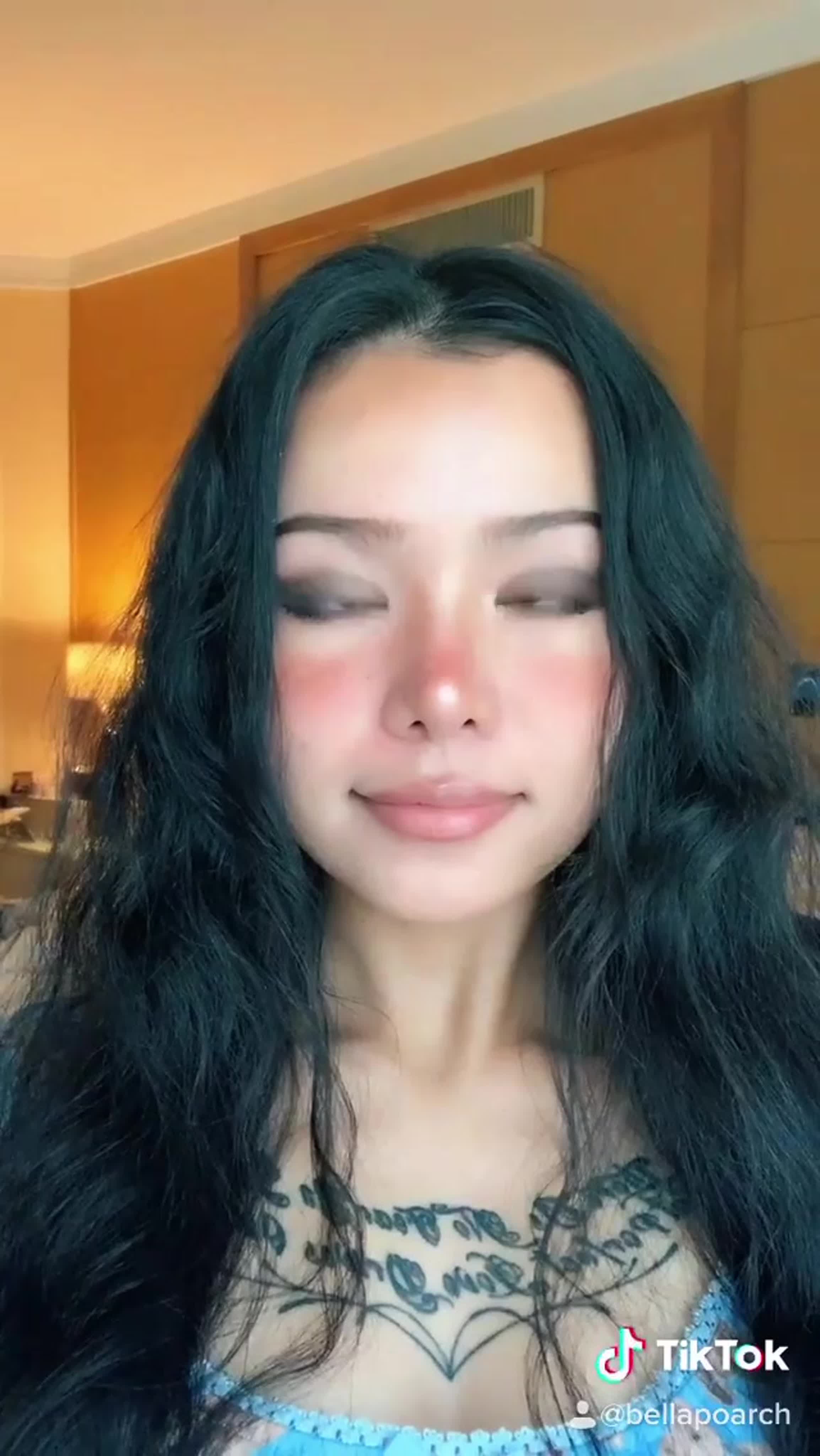 Tik tok bella poarch porn video on BrownPorn