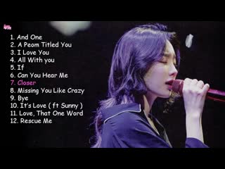 Taeyeon (김태연) ost playlist tổng hợp nhạc phim của taeyeon