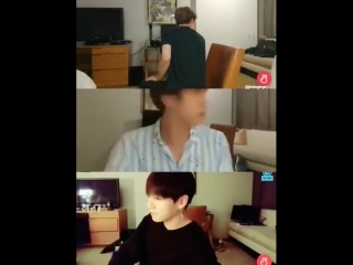 And the saga of armys scaring bts by telling them someone is behind them continues