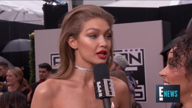 Интервью джиджи с ковровой дорожки ama 2016 [the gigi hadid dom]