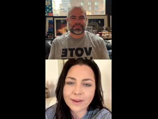 Amy lee (evanescence) instagram live with headcount/election day (03 november, 2020)