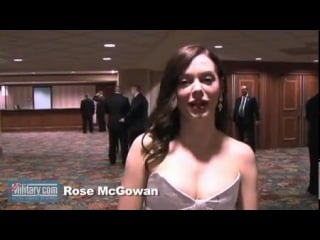 Rose mcgowan at the uso gala, sending love to military spouses and families