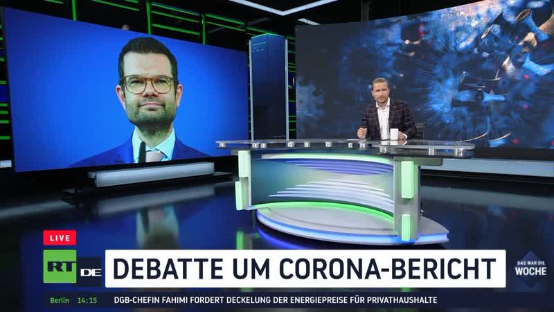 Debatte um corona bericht