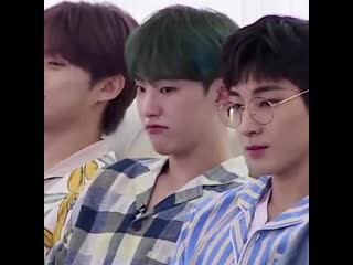 Soonyoung’s squishy cheekies and his cute little pout turning into a smile i am in pain