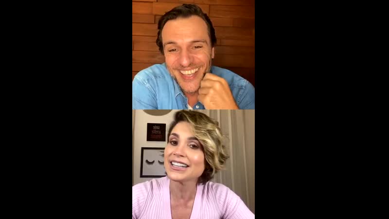 Instagram live 28/05/2020 rodrigo lombardi & flavia alessandra