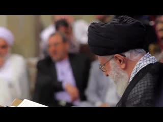 Beautiful quran recitation in presence of ayt khamenei 2016