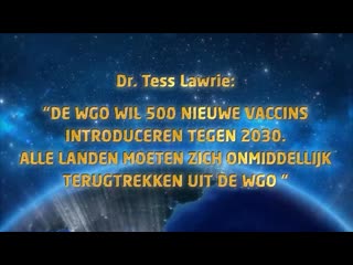 Dr tess lawrie wgo wil 500 nieuwe vaccins invoeren tegen 2030