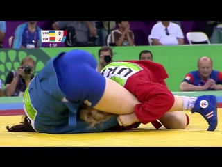 Tatsiana matsko wins gold in the womens 64kg sambo baku 2015 european games