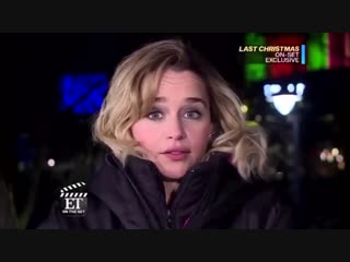 Last christmas inside with emilia clarke and henry golding