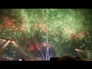 Фейерверк, салют, останкинская телебашня