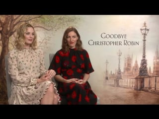 Margot robbie & kelly mcdonald falam sobre goodbye christopher robin ― jgbr
