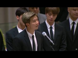 [full] bts speech at united nations