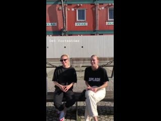 Erika linder w/ rebecka via ig story