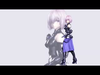 [mmd] mash kyrielight dance [fate grand order] (jigg so hot) mp4