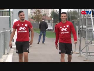 Nabil fekir was back in training