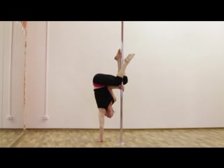 Стойки у пилона обучающее видео часть 1 (pole handstands tutorial in russian p