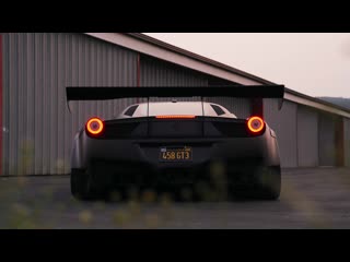 Back in black gt3 458 x amg 4k ( 1440 x 2560 ) webm