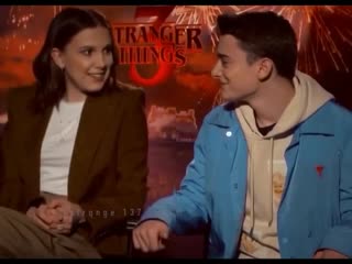 Nillie || noah schnapp & millie bobby brown