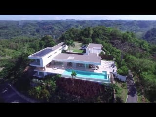 Luxury villa with hilltop ocean views in las terrenas, dominican republic