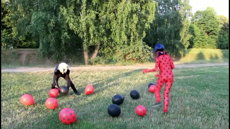 Аниматоры леди баг и супер кот! mp4