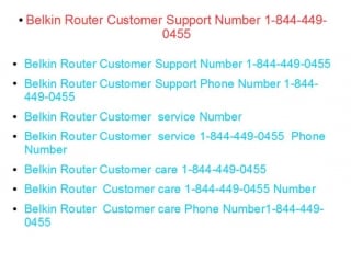Belkin router tech support 1 844 449 0455 customer service phone number