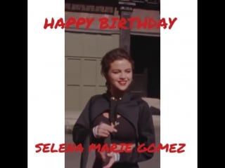 "today is our queen, selena marie gomez, celebrating her birthday」
【with her beautiful voice she conquered millions of people, w