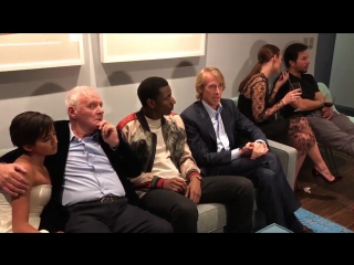 Backstage at cinemacon