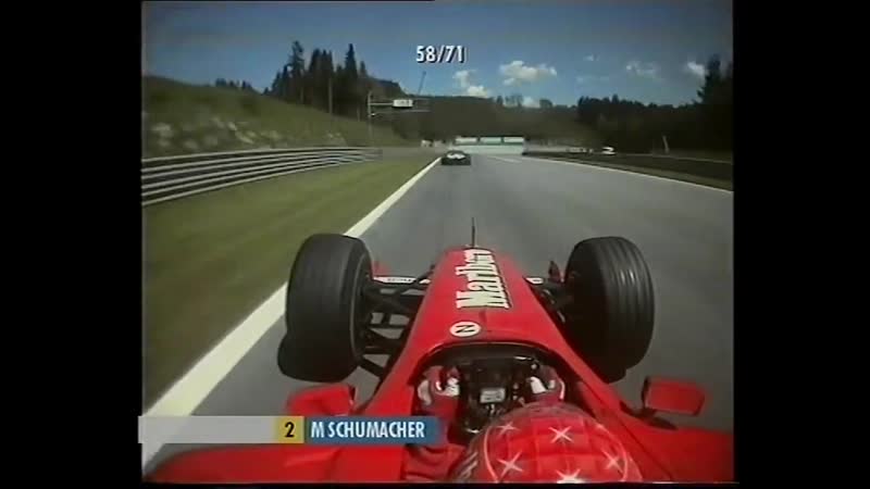 F1 2001 austria schumacher vs montoya