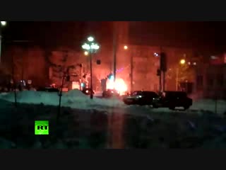 Raw minibus explodes in russia's magnitogorsk