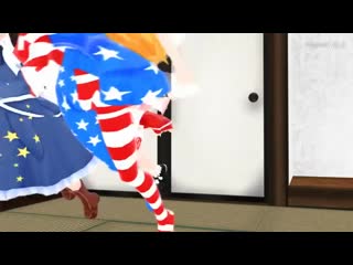 [ mmd touhou } sukuna and clownpiece evening party