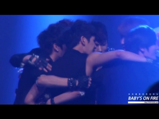 Fancam | 120601 | ending infinite win @ kbs «music bank»