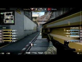 Astralis vs virtus pro map 3 train grand final eleague major 2017