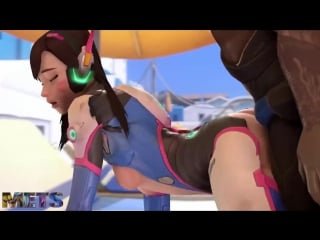 Overwatch хентай hentai music fuck porn cartoon порно мультик 3d