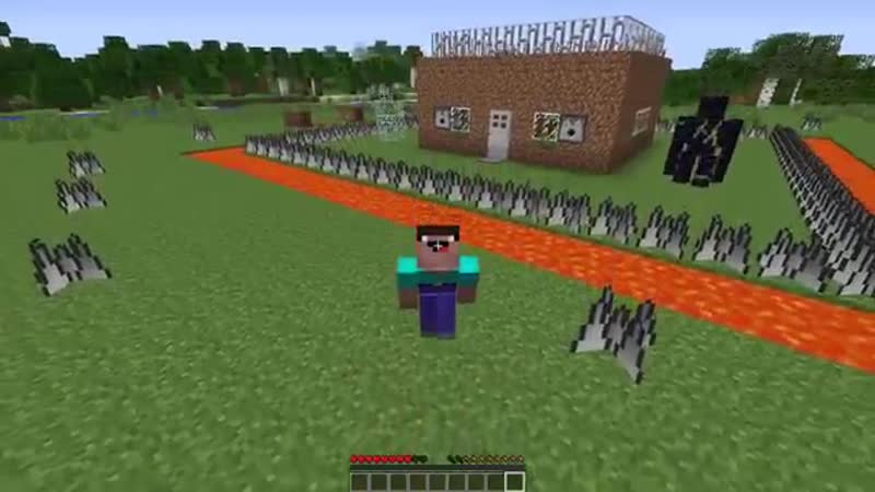 Нуб построил самый защищенный дом майнкрафт ! нубик против про троллинг ловушка minecraft мультик