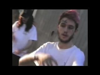 Lil peep w/ yung bruh white tee