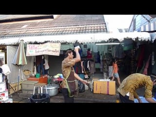 Chatuchak weekend market thai iced tea, bangkok hd