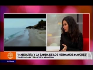 Entrevista a elenco de margarita 2 en ae francisca aronsson y vanessa saba