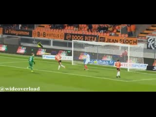 All 14 league goals scored by lorient fw alexis claude maurice in 20182019