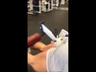 Calum von moger training leg