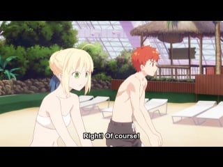 Emiya san chi no kyou no gohan pool volleyball intensifies with servants