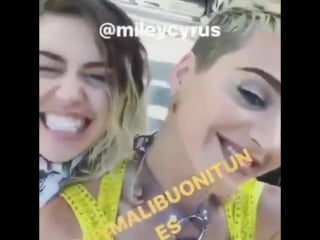 Miley and katy on wango tango