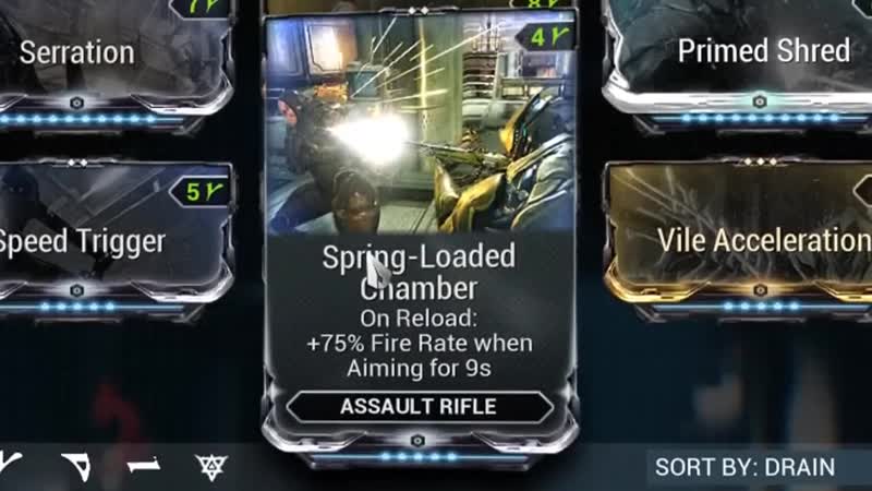 Warframe machinegun opticor vandal