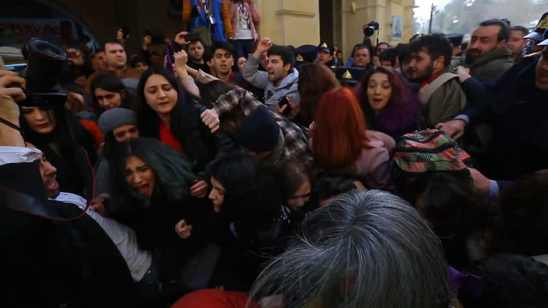 От бишкека до баку 8 марта демонстрации, нападения и задержания