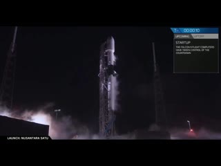 Falcon 9 launches nusantara satu mission and falcon 9 first stage landing