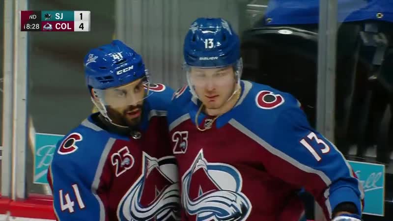 Valeri nichushkin steals puck scores on breakaway for shorthanded goal