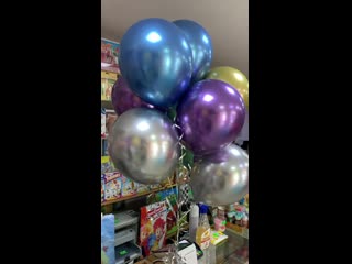 💜очень красивые шары🥰зеркальные👍хром😃доставили 04 08 2020г🎉с днюшечкой!!!🤗🎂🥳