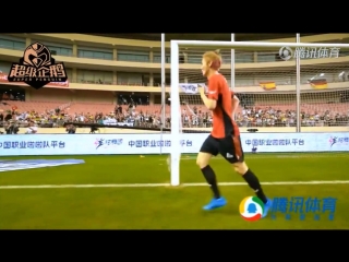 180604 luhan @ super penguin football celebrity game